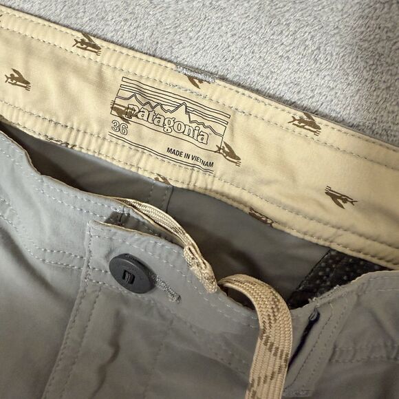 Patagonia Stretch Wavefarer Walk Shorts 36 Men Gray 86641 Outdoor Quick Dry - Picture 6 of 9